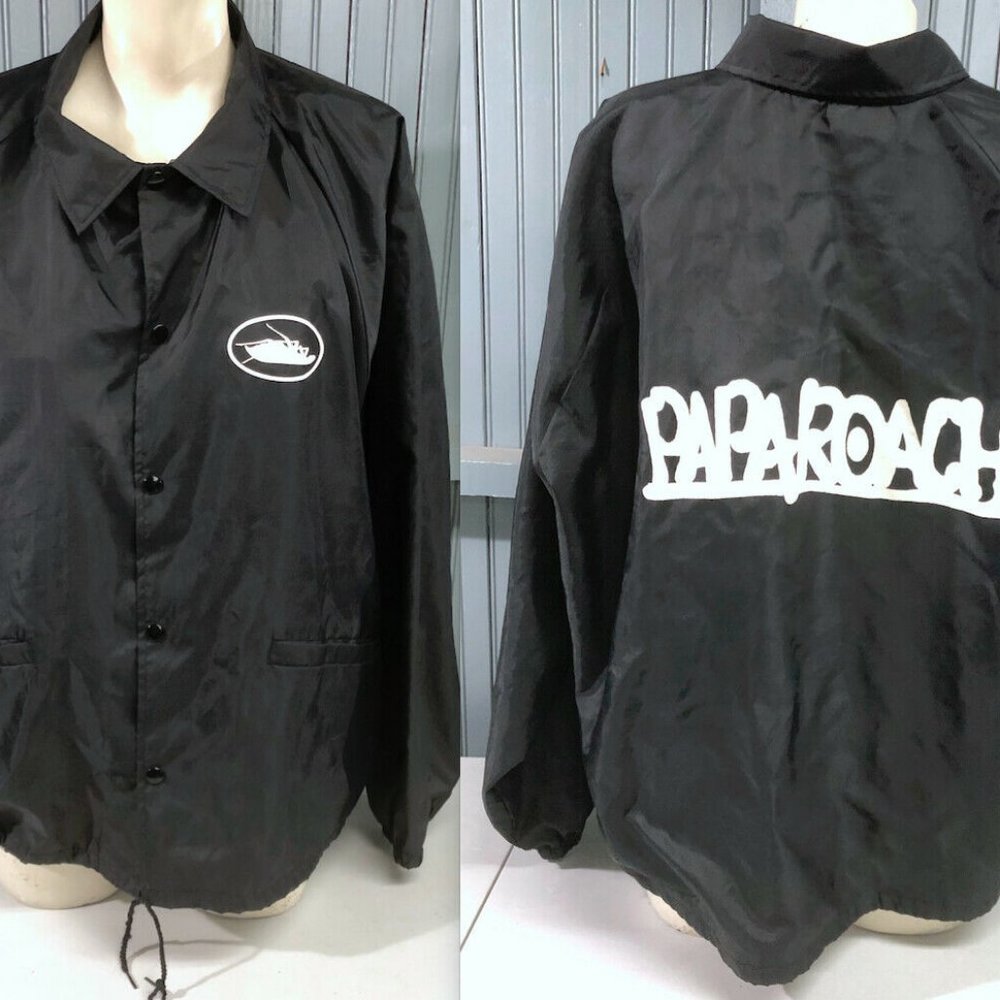 Papa Roach 90's 4X Nylon Promo Jacket Made USA